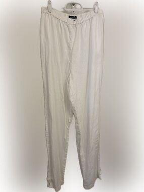 Willi Smith Women’s White Linen Pants